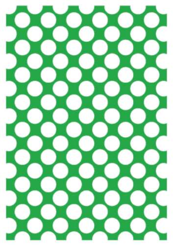 Printed Wafer Paper - Large Polkadot Lime Green - Click Image to Close